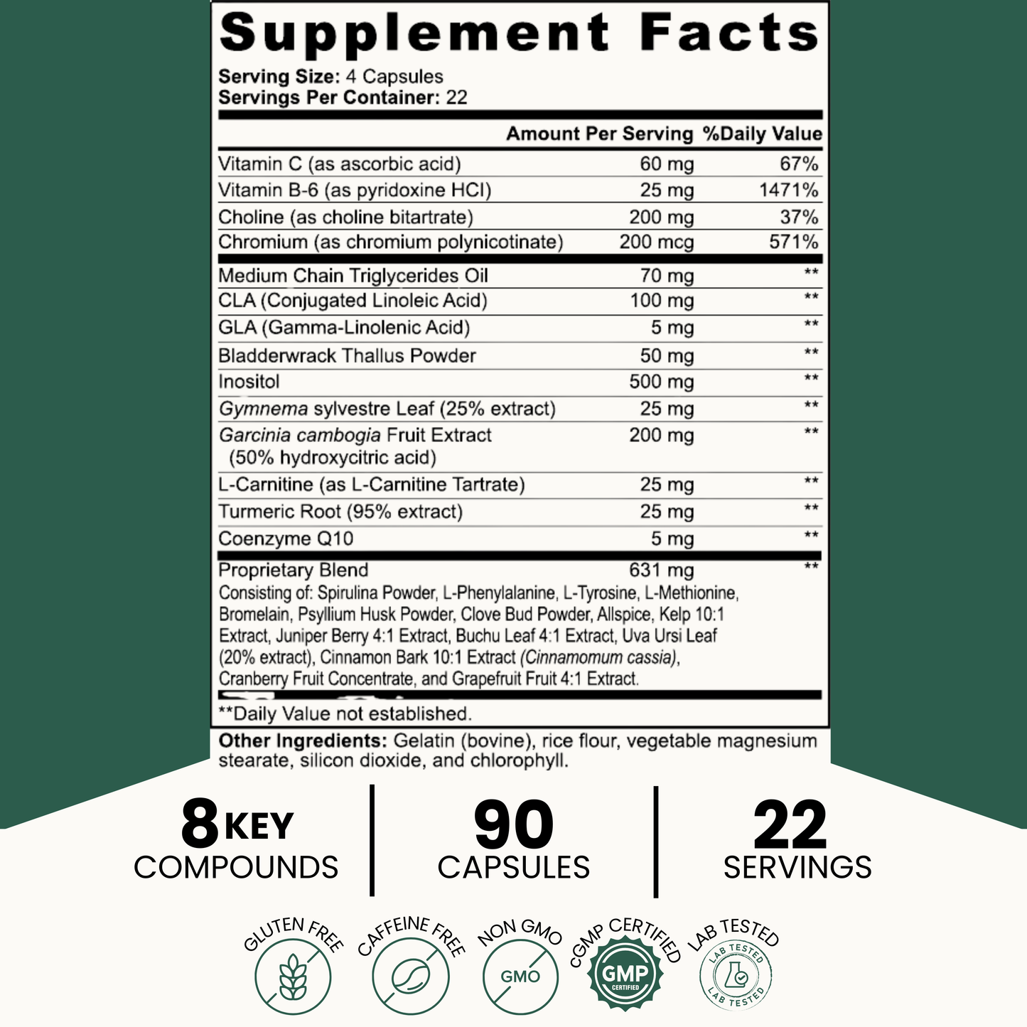 NUVIO® Nuvishape™ Natural Fat Burner with MCT