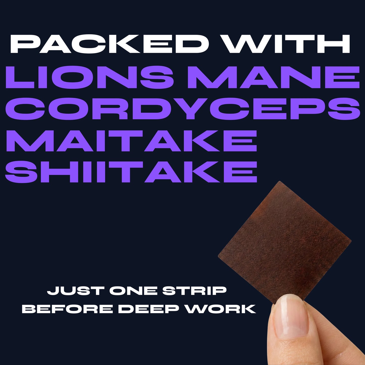 NUVIO Mycelium™ Mushroom Focus Strips