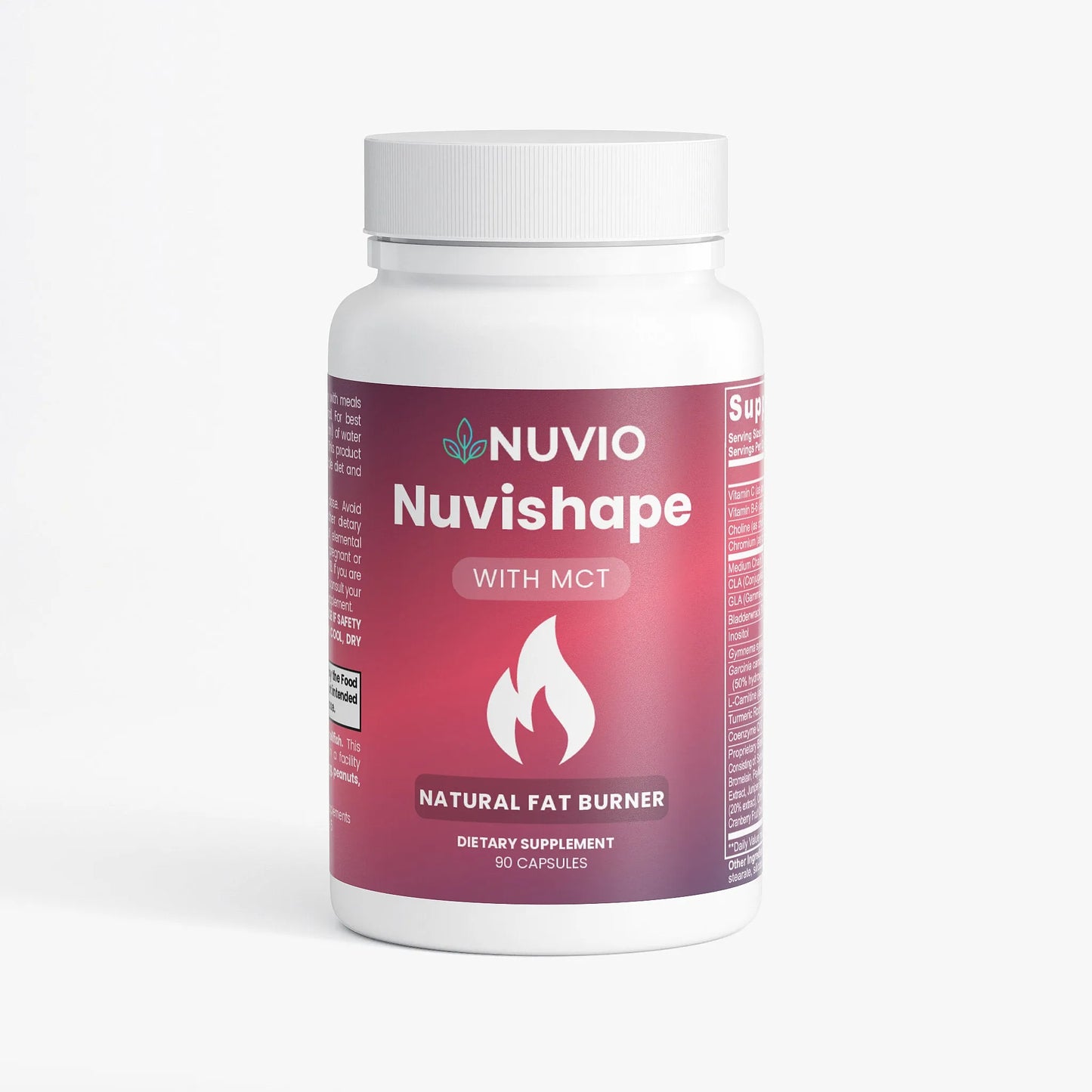 Nuvishape™ Natural Fat Burner with MCT